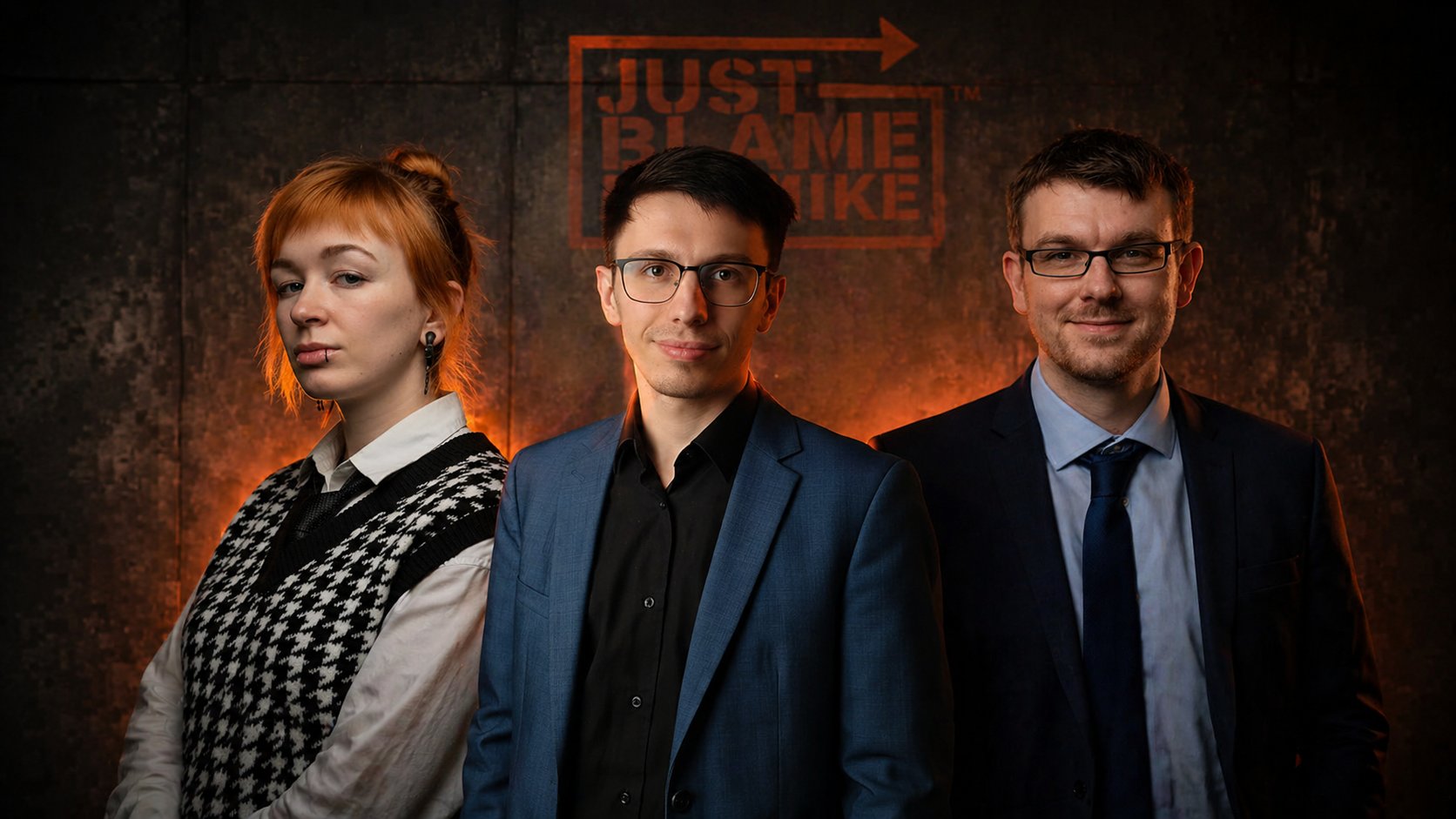 The Just Blame Mike team